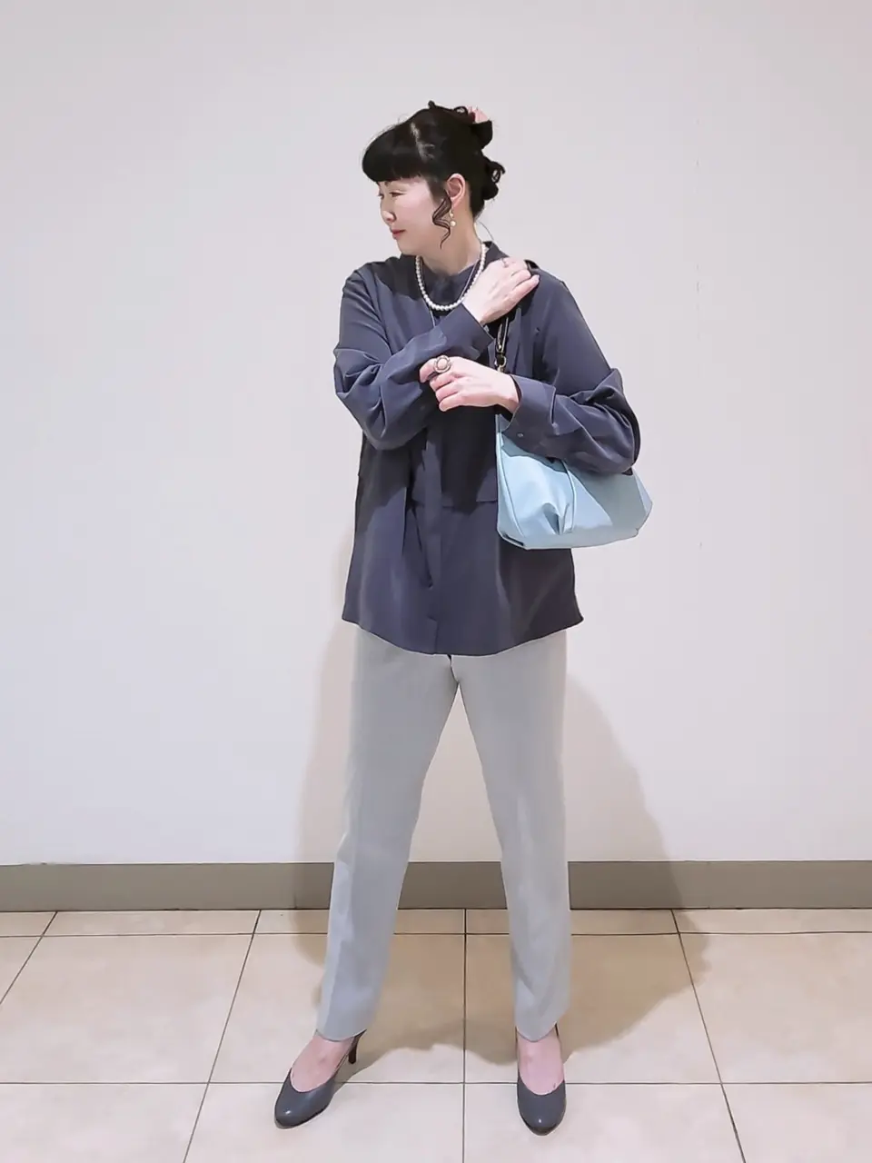 J.PRESS LADIES L スタッフ コーディネート画像