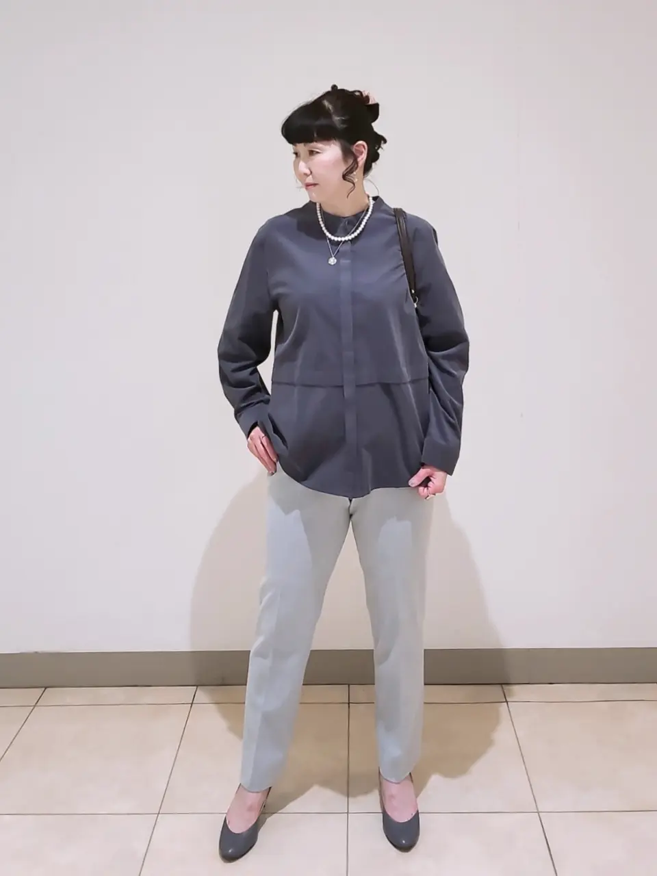 J.PRESS LADIES L スタッフ コーディネート画像