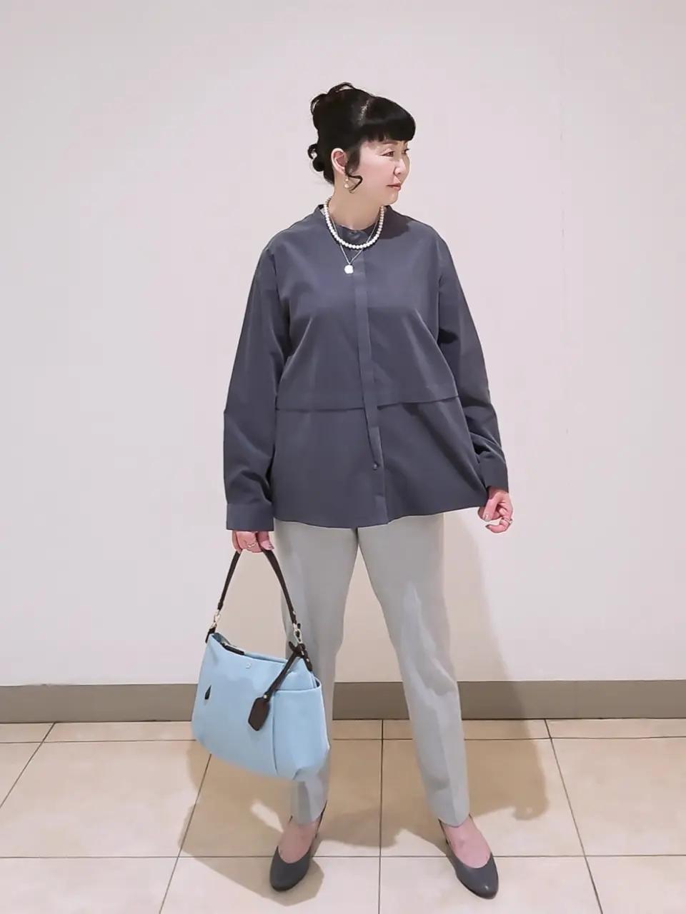 J.PRESS LADIES L スタッフ コーディネート画像