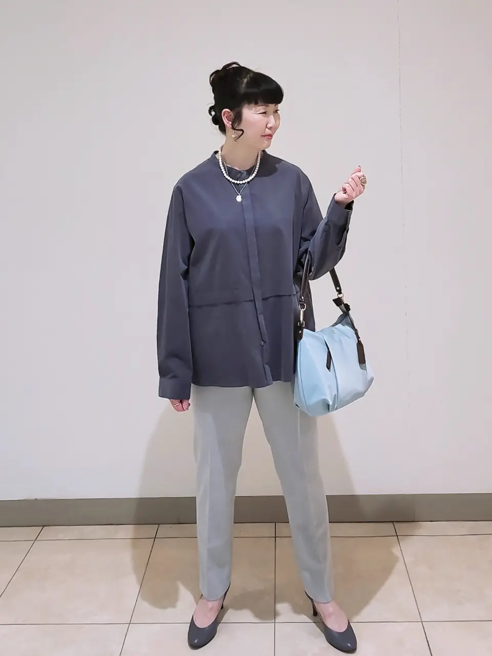 J.PRESS LADIES L スタッフ コーディネート画像