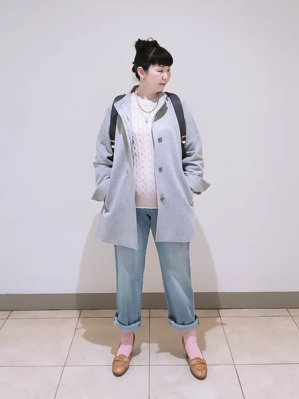 J.PRESS LADIES L スタッフ コーディネート画像