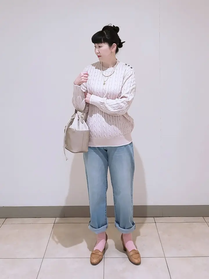 J.PRESS LADIES L スタッフ コーディネート画像