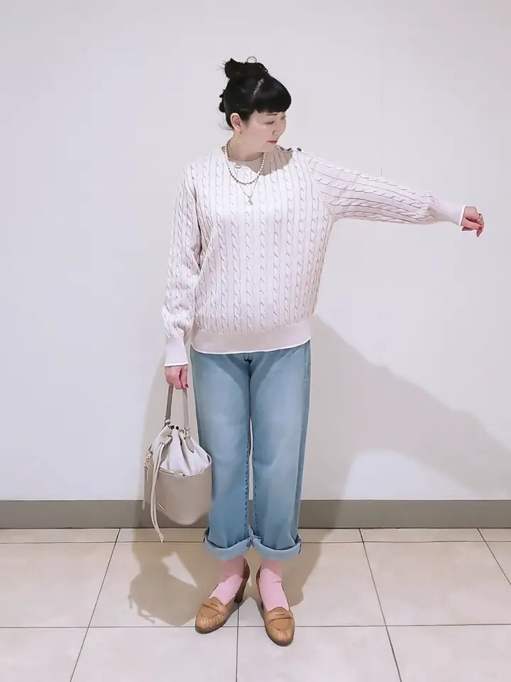 J.PRESS LADIES L スタッフ コーディネート画像