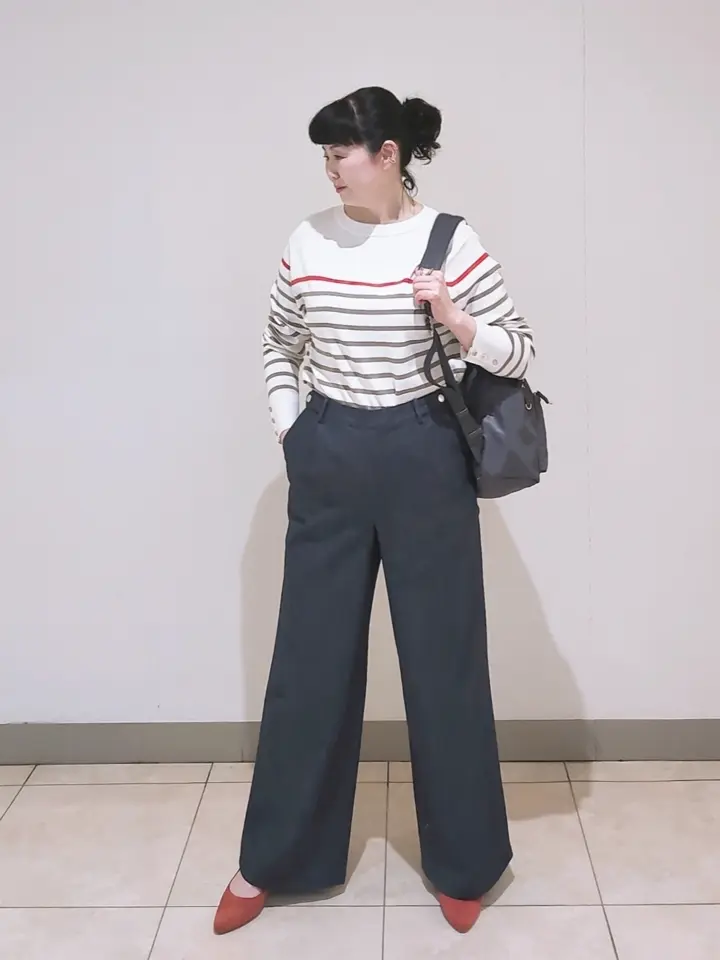 J.PRESS LADIES L スタッフ コーディネート画像