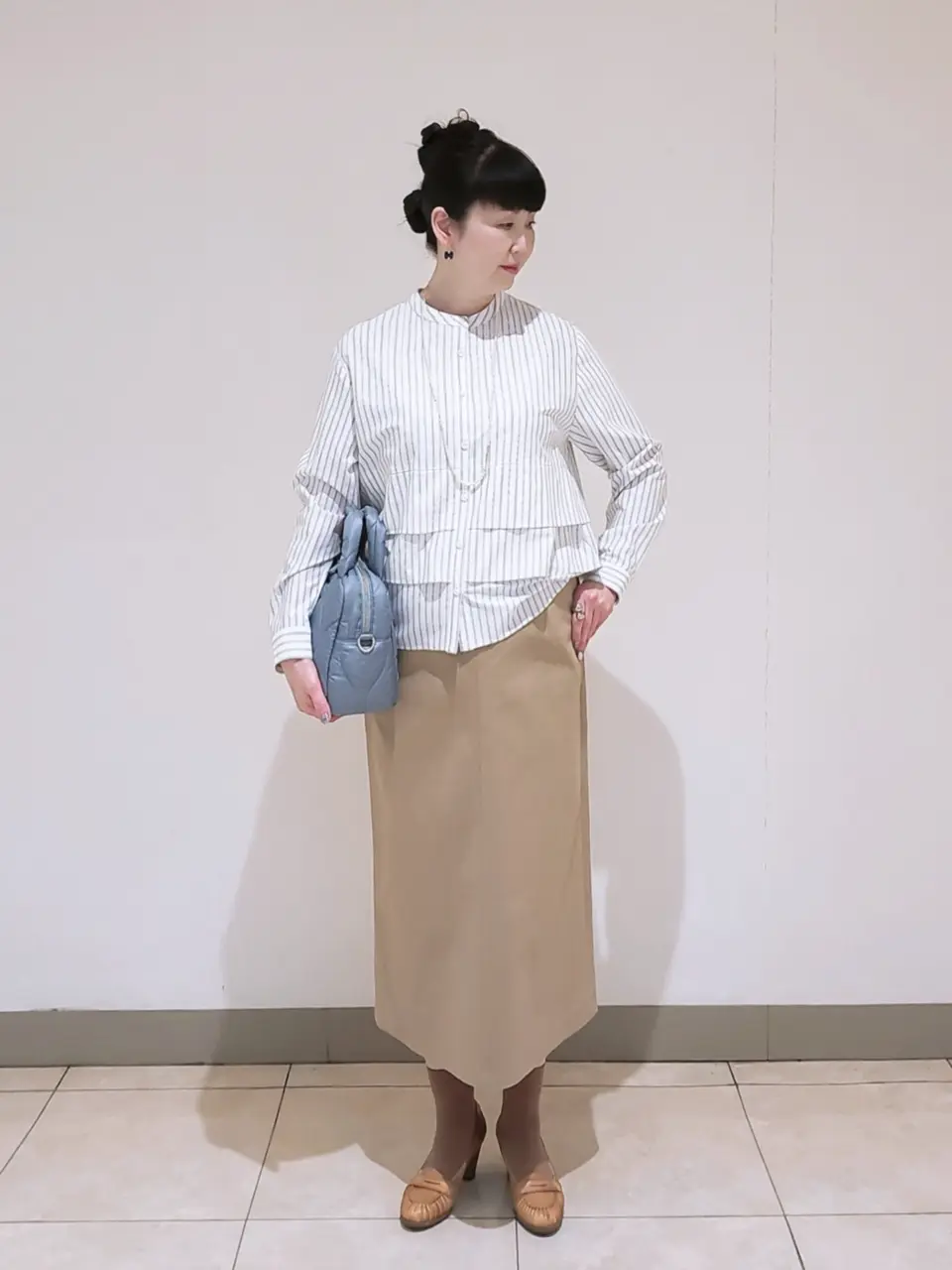 J.PRESS LADIES L スタッフ コーディネート画像
