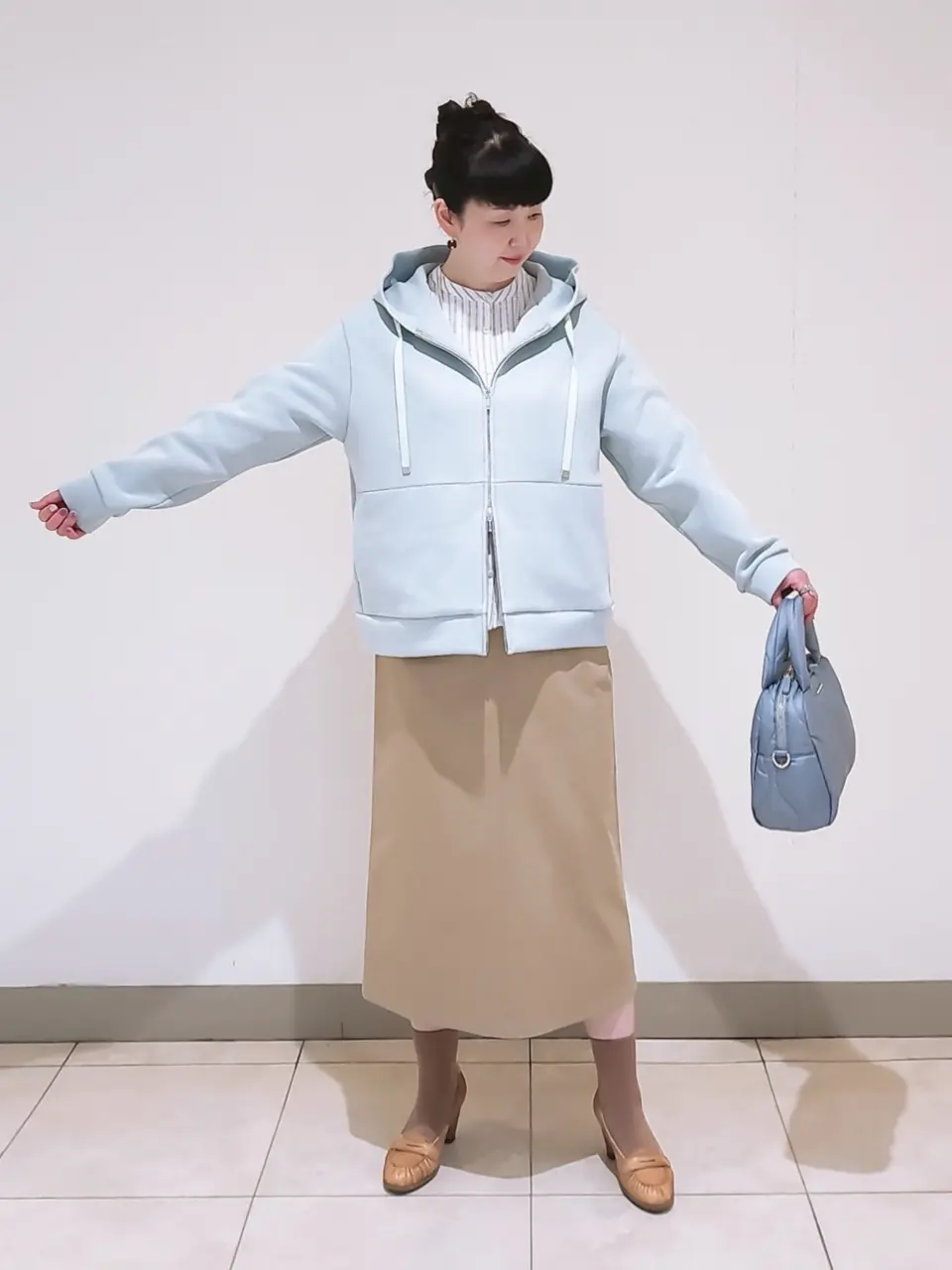 J.PRESS LADIES L スタッフ コーディネート画像