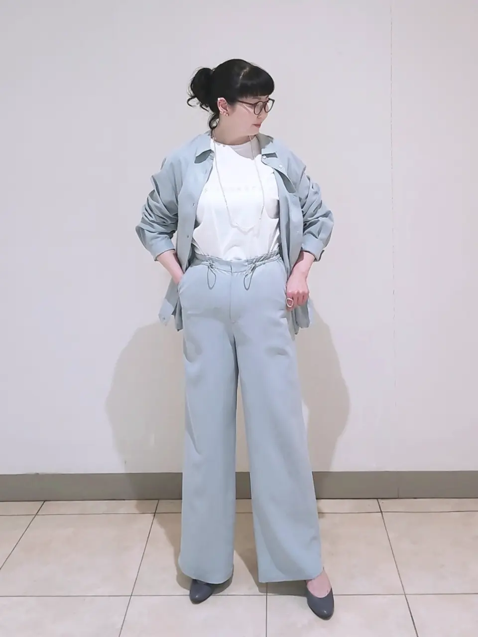 J.PRESS LADIES L スタッフ コーディネート画像