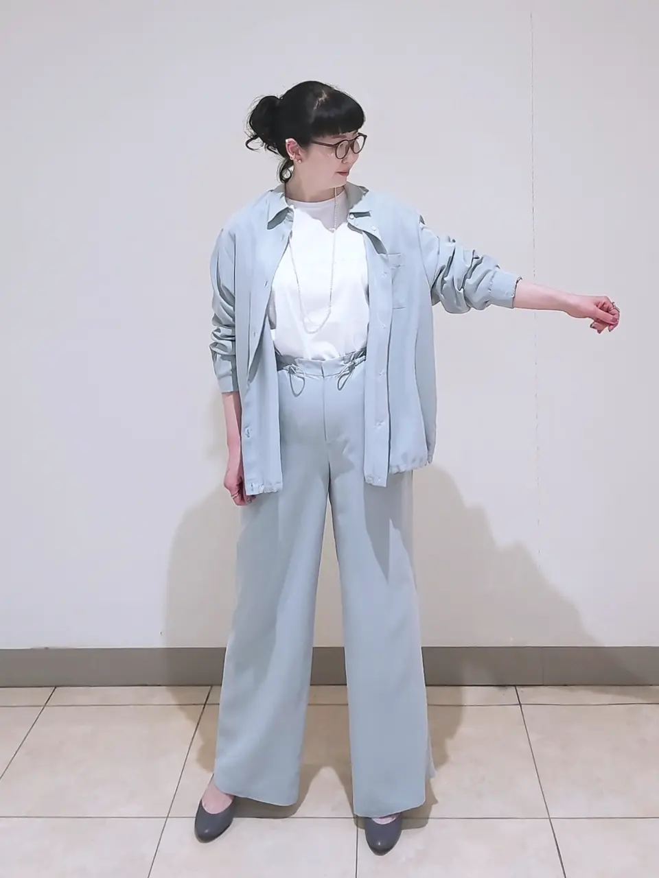 J.PRESS LADIES L スタッフ コーディネート画像