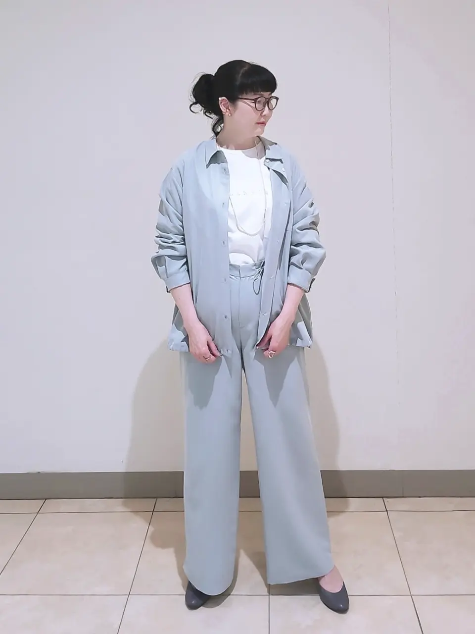 J.PRESS LADIES L スタッフ コーディネート画像