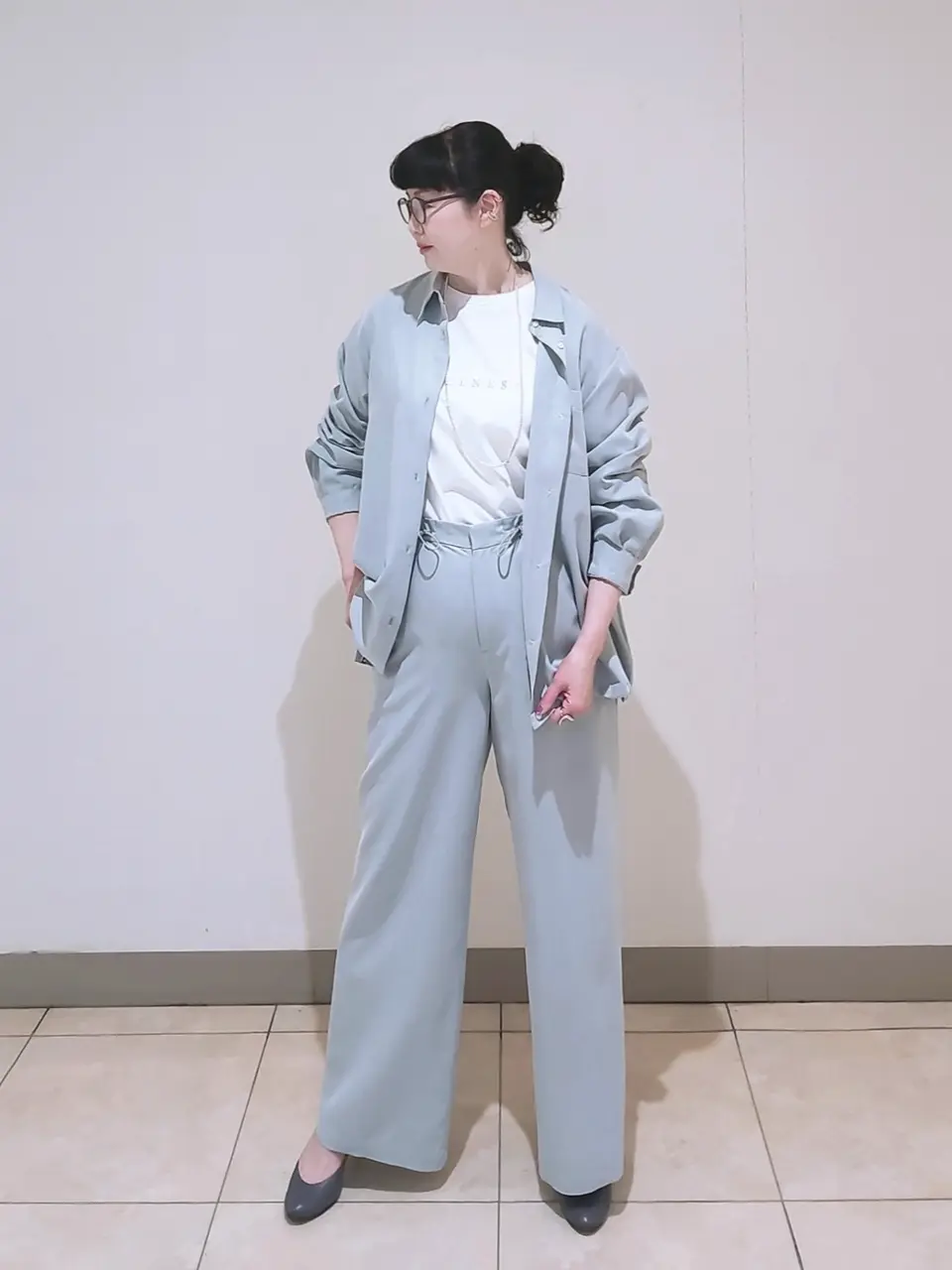 J.PRESS LADIES L スタッフ コーディネート画像