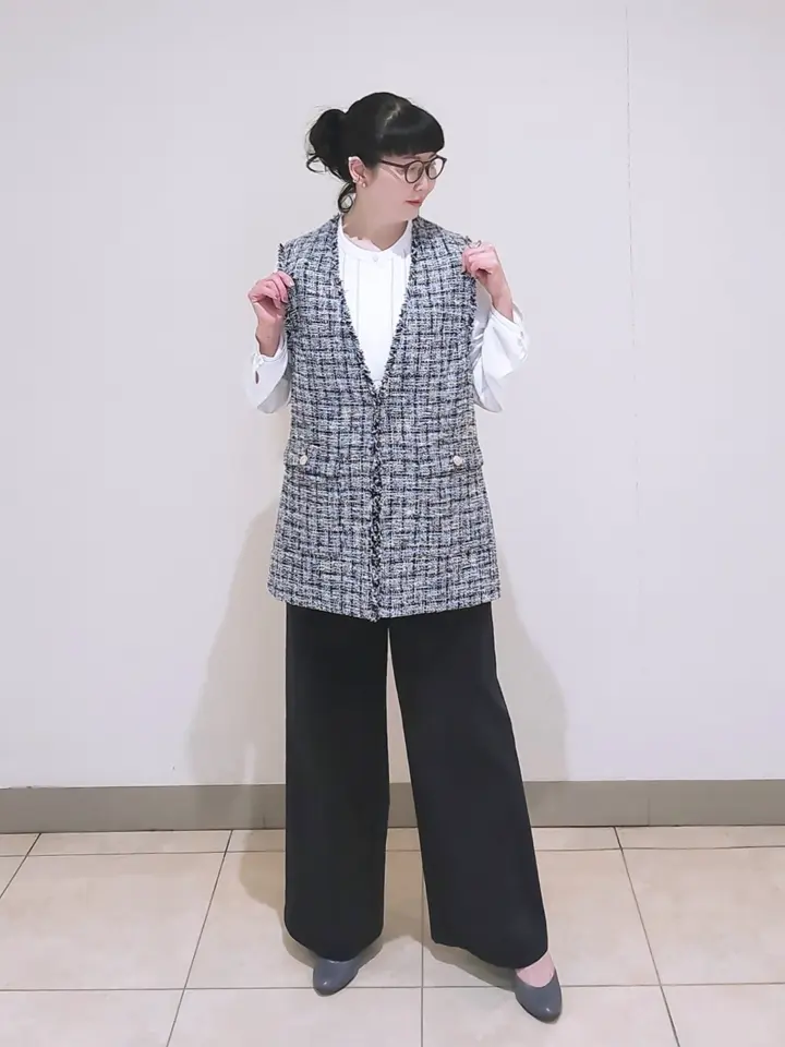 J.PRESS LADIES L スタッフ コーディネート画像