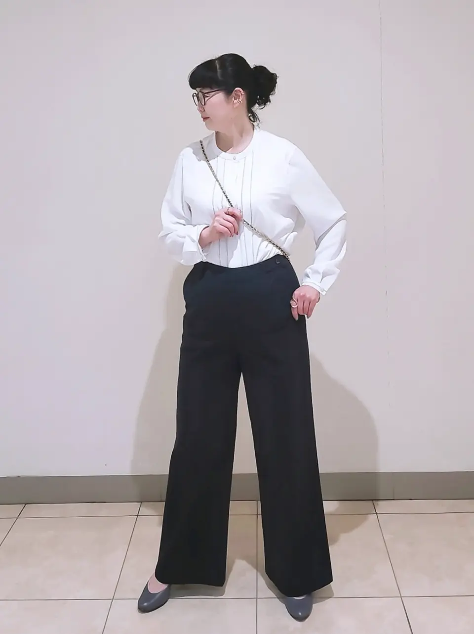 J.PRESS LADIES L スタッフ コーディネート画像