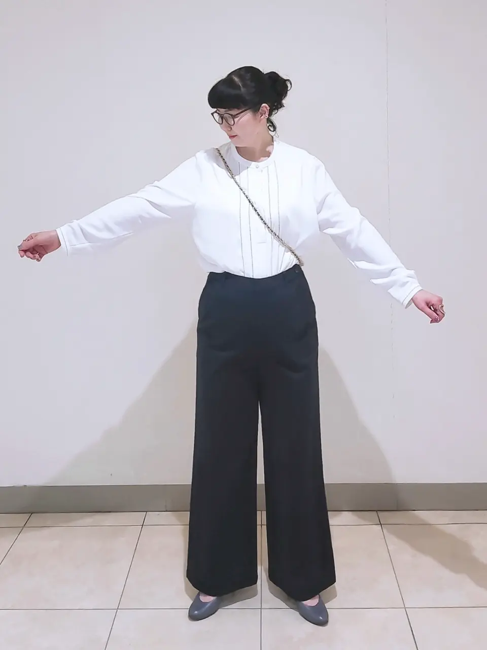 J.PRESS LADIES L スタッフ コーディネート画像