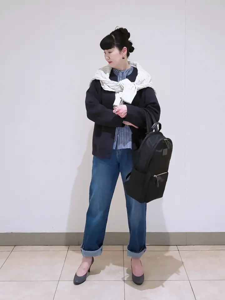 J.PRESS LADIES L スタッフ コーディネート画像