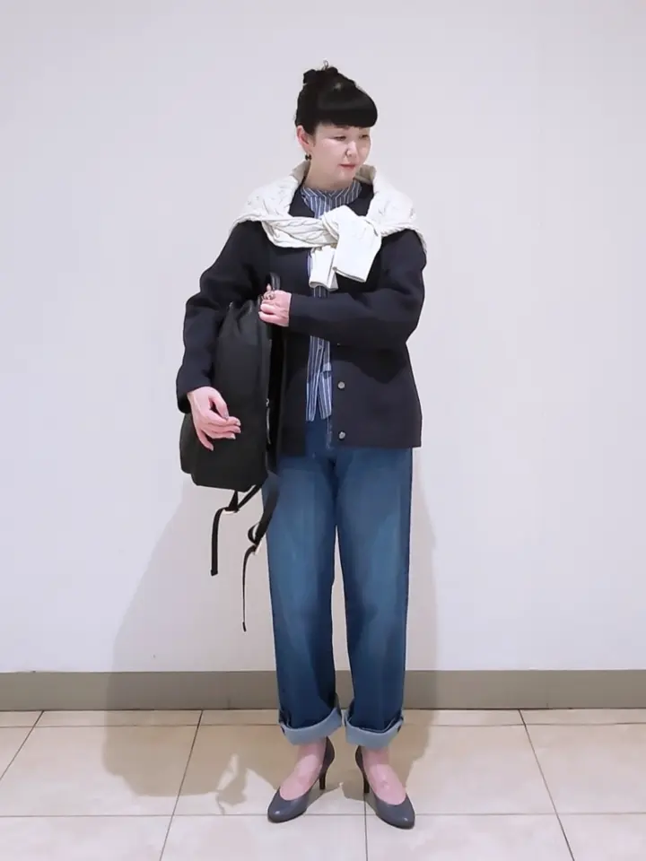 J.PRESS LADIES L スタッフ コーディネート画像