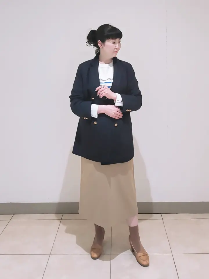 J.PRESS LADIES L スタッフ コーディネート画像