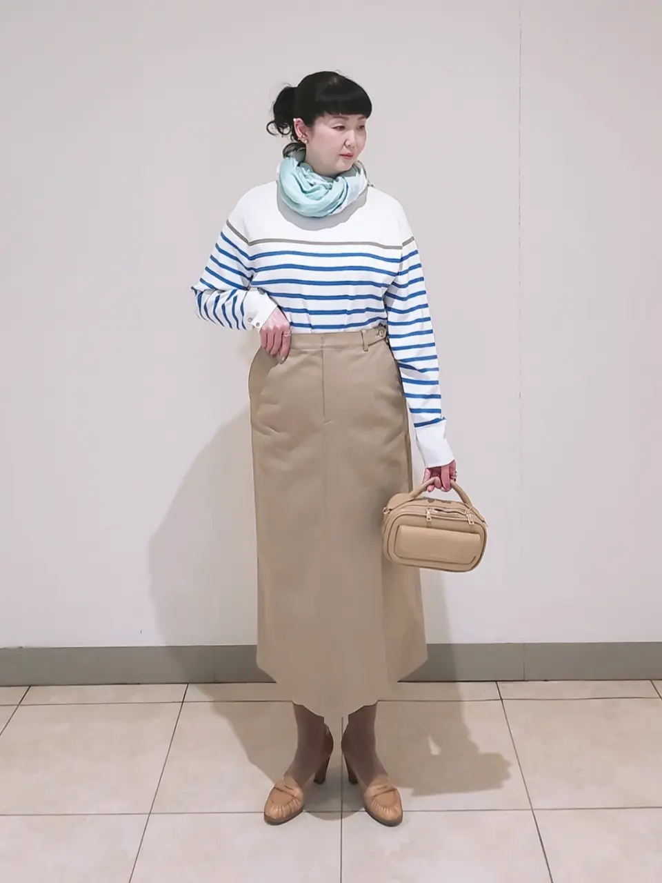 J.PRESS LADIES L スタッフ コーディネート画像