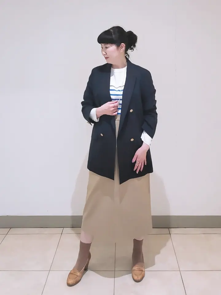 J.PRESS LADIES L スタッフ コーディネート画像