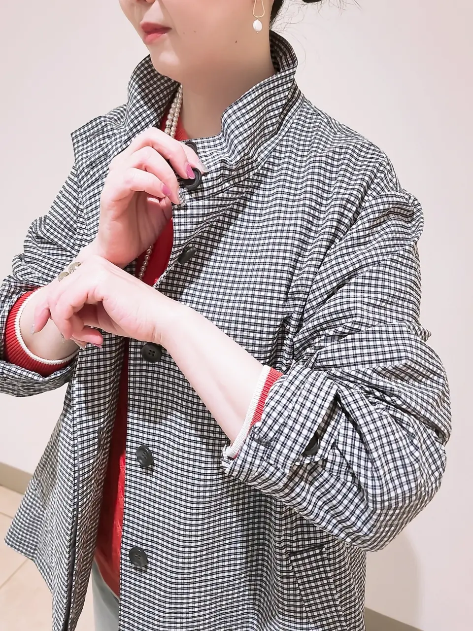 J.PRESS LADIES L スタッフ コーディネート画像