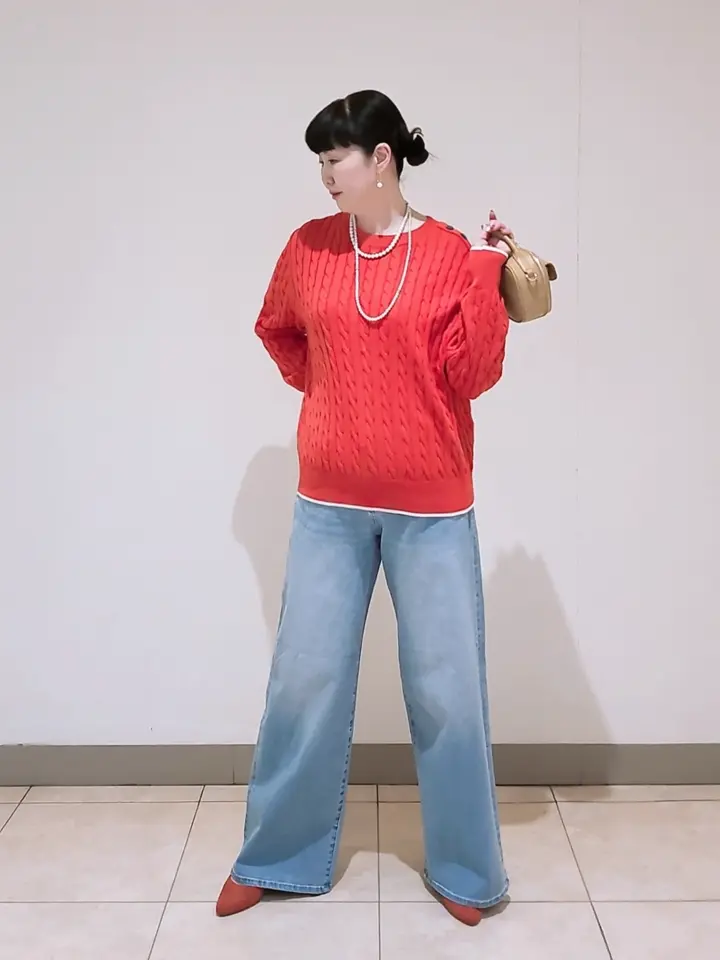 J.PRESS LADIES L スタッフ コーディネート画像