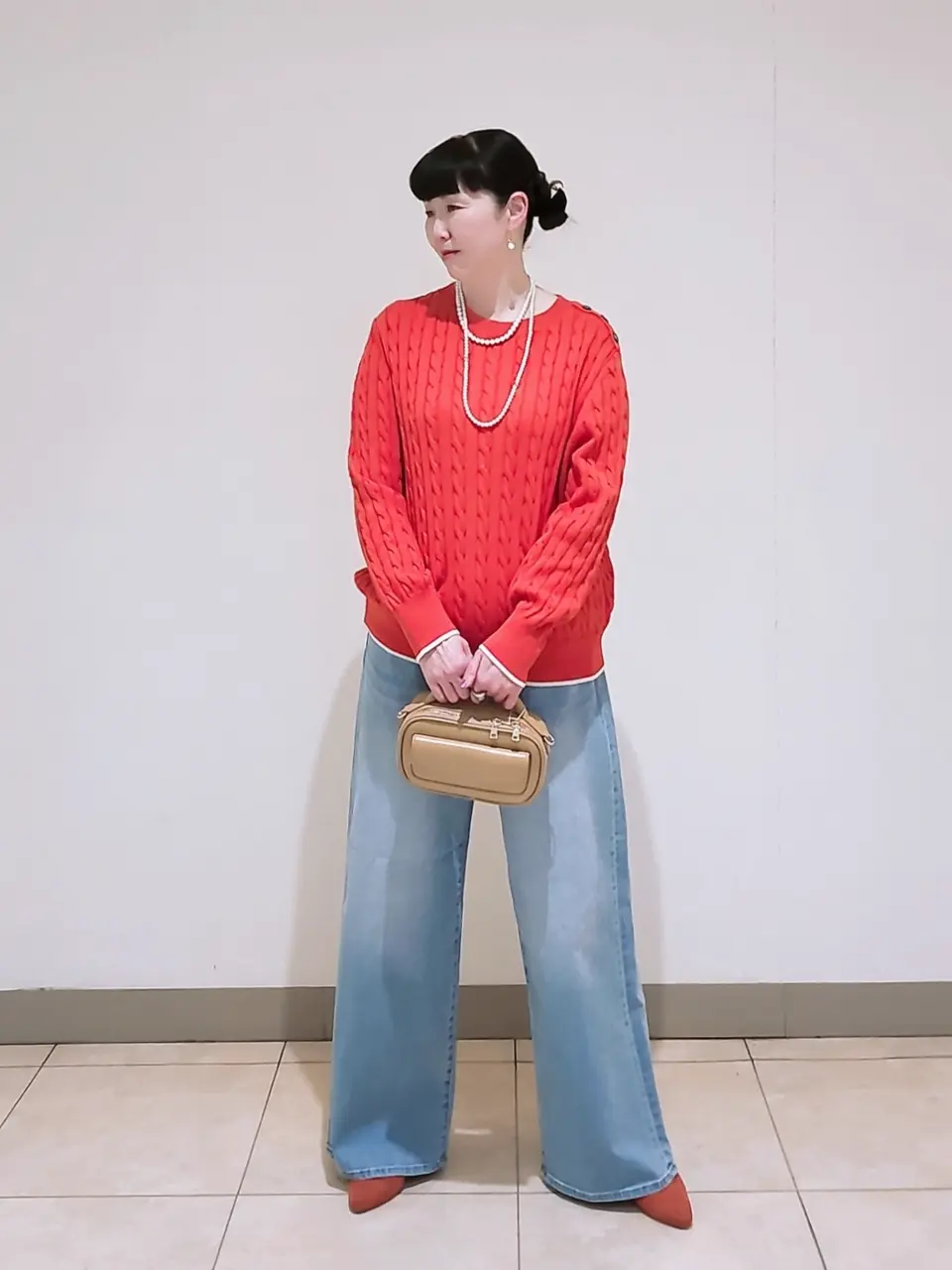 J.PRESS LADIES L スタッフ コーディネート画像