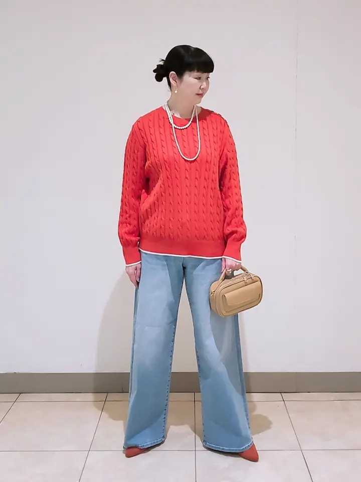 J.PRESS LADIES L スタッフ コーディネート画像