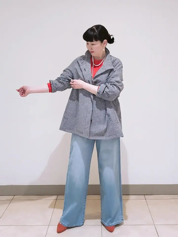 J.PRESS LADIES L スタッフ コーディネート画像