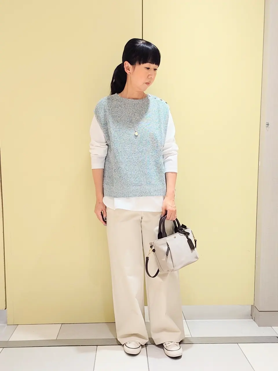 J.PRESS LADIES L スタッフ コーディネート画像