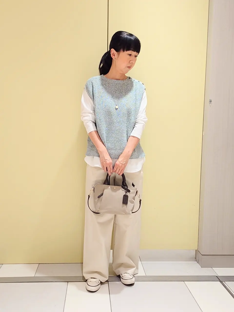 J.PRESS LADIES L スタッフ コーディネート画像