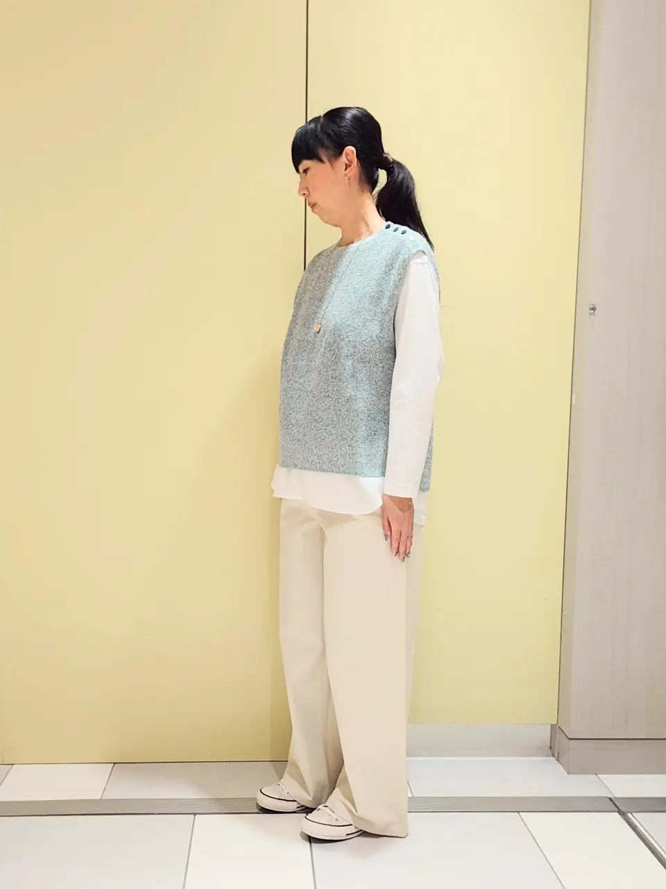 J.PRESS LADIES L スタッフ コーディネート画像