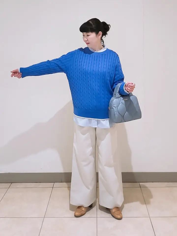 J.PRESS LADIES L スタッフ コーディネート画像