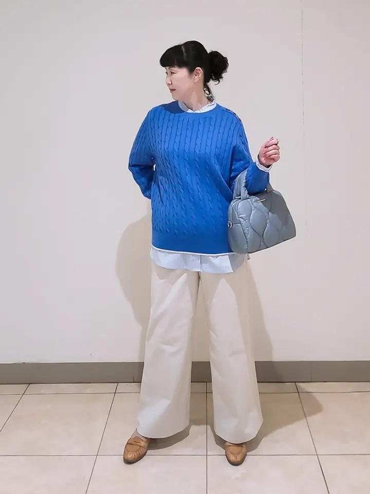 J.PRESS LADIES L スタッフ コーディネート画像