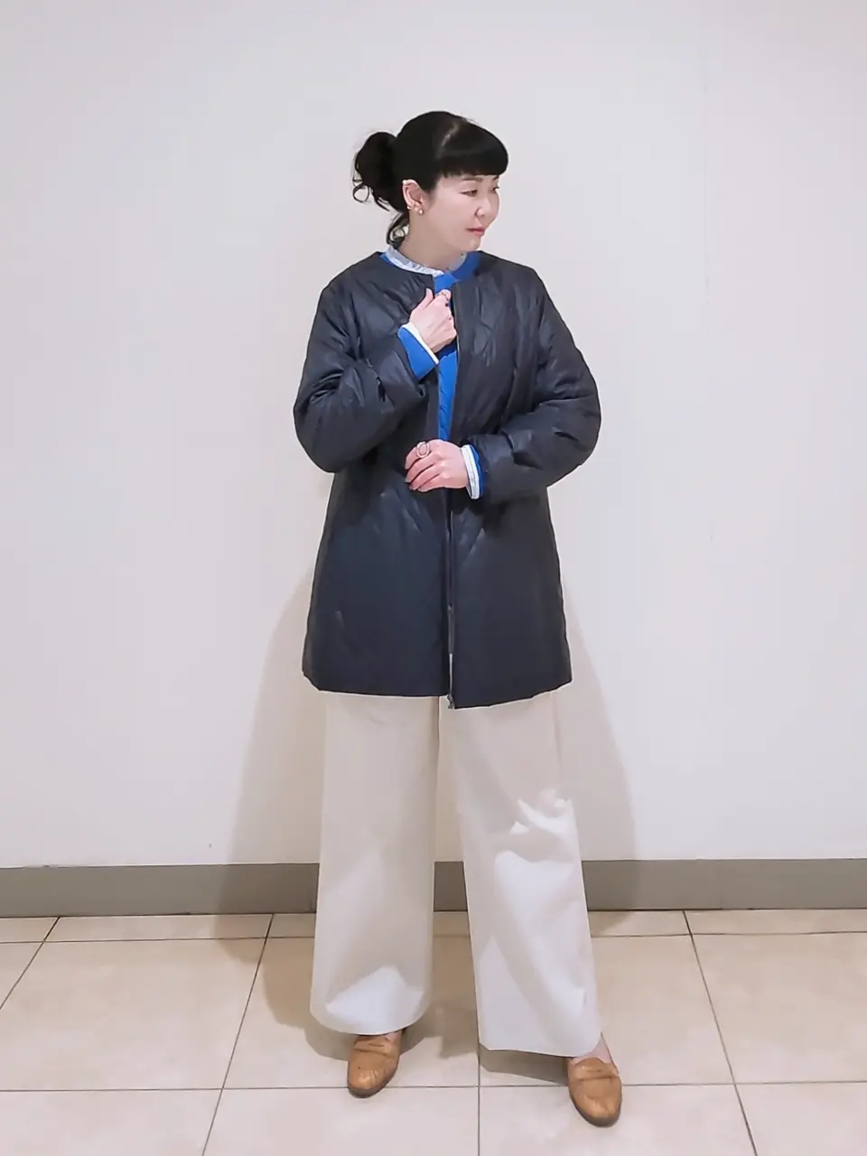 J.PRESS LADIES L スタッフ コーディネート画像