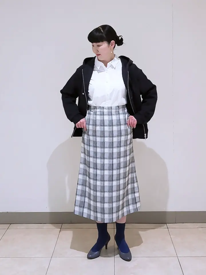 J.PRESS LADIES L スタッフ コーディネート画像