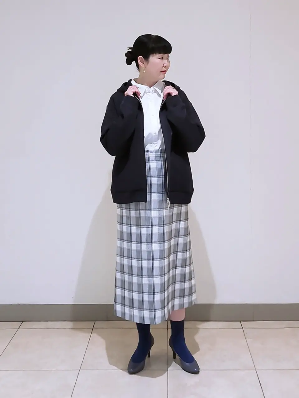 J.PRESS LADIES L スタッフ コーディネート画像