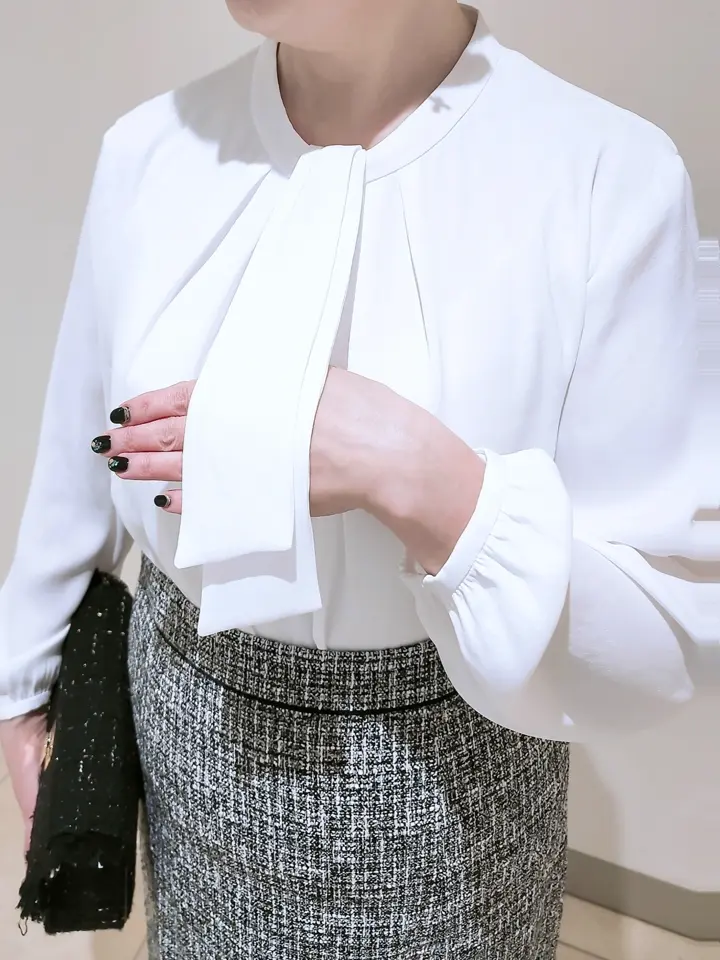 J.PRESS LADIES L スタッフ コーディネート画像