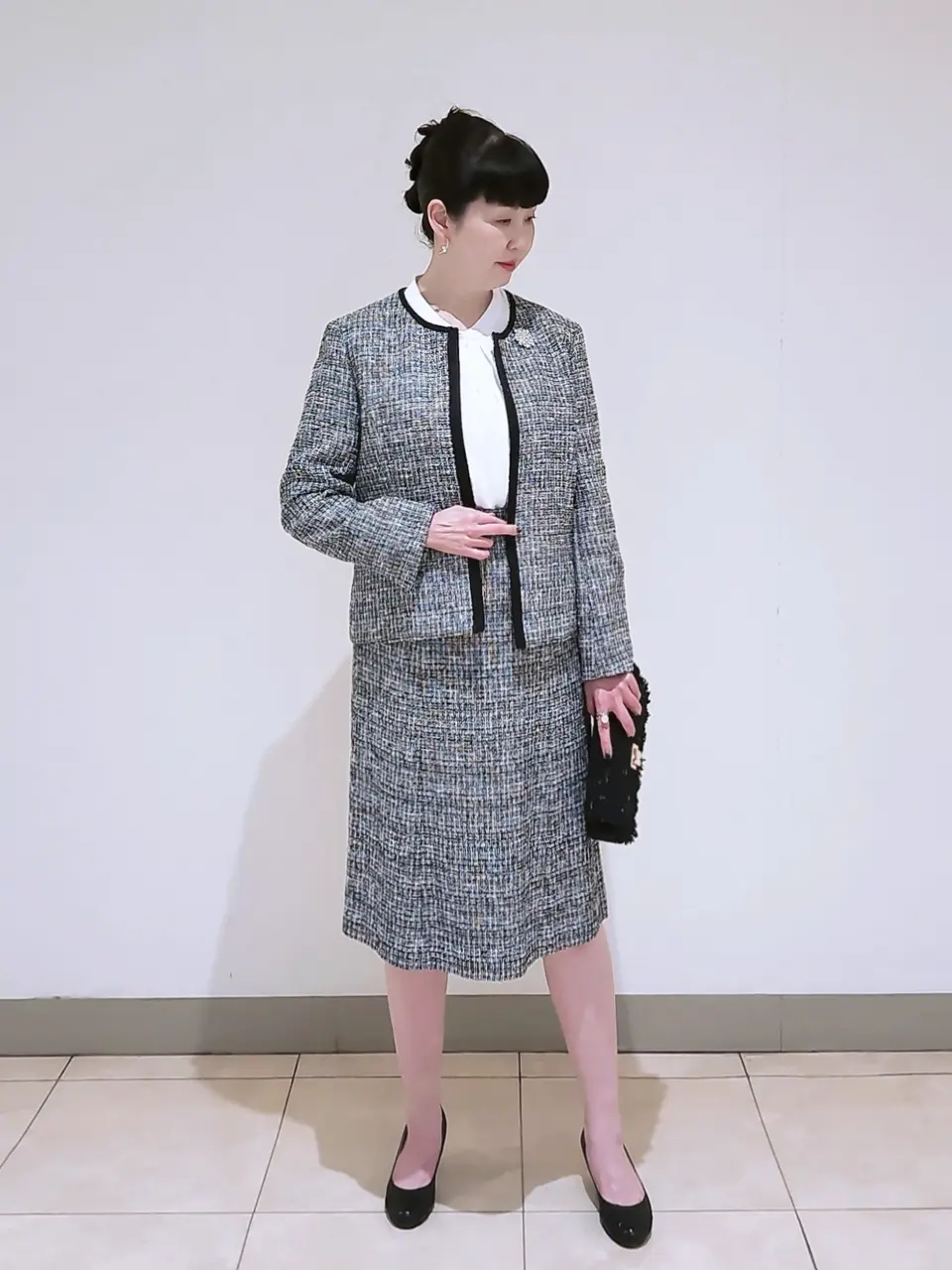 J.PRESS LADIES L スタッフ コーディネート画像