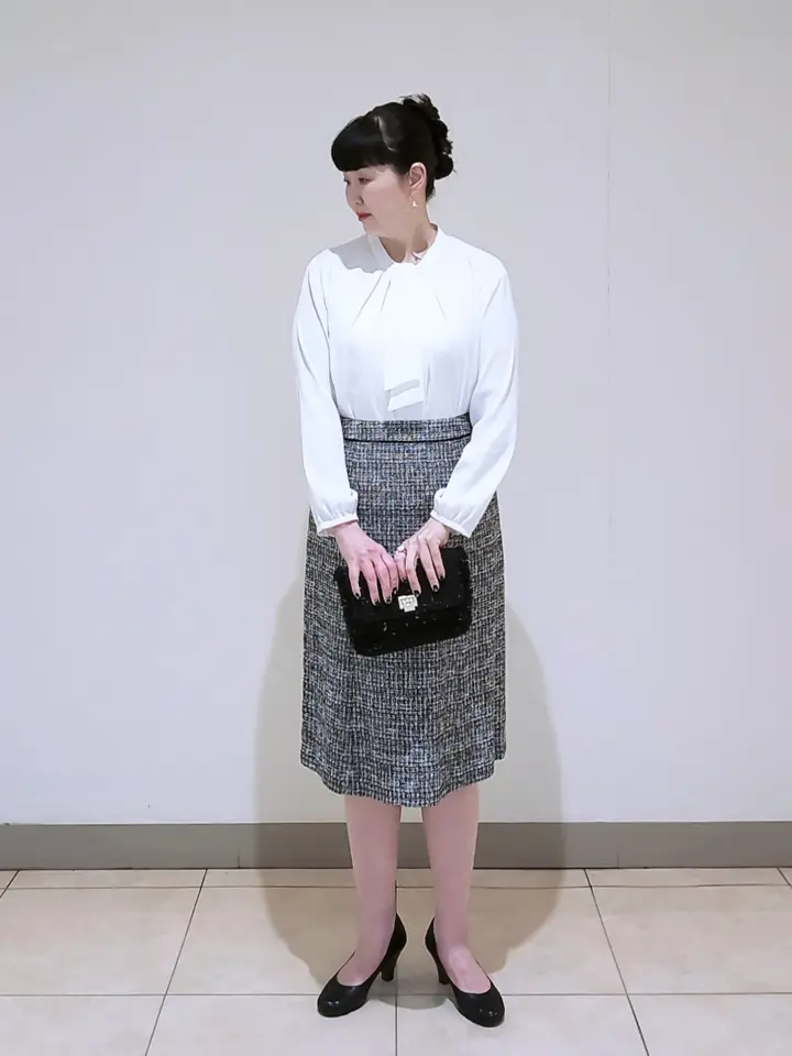 J.PRESS LADIES L スタッフ コーディネート画像