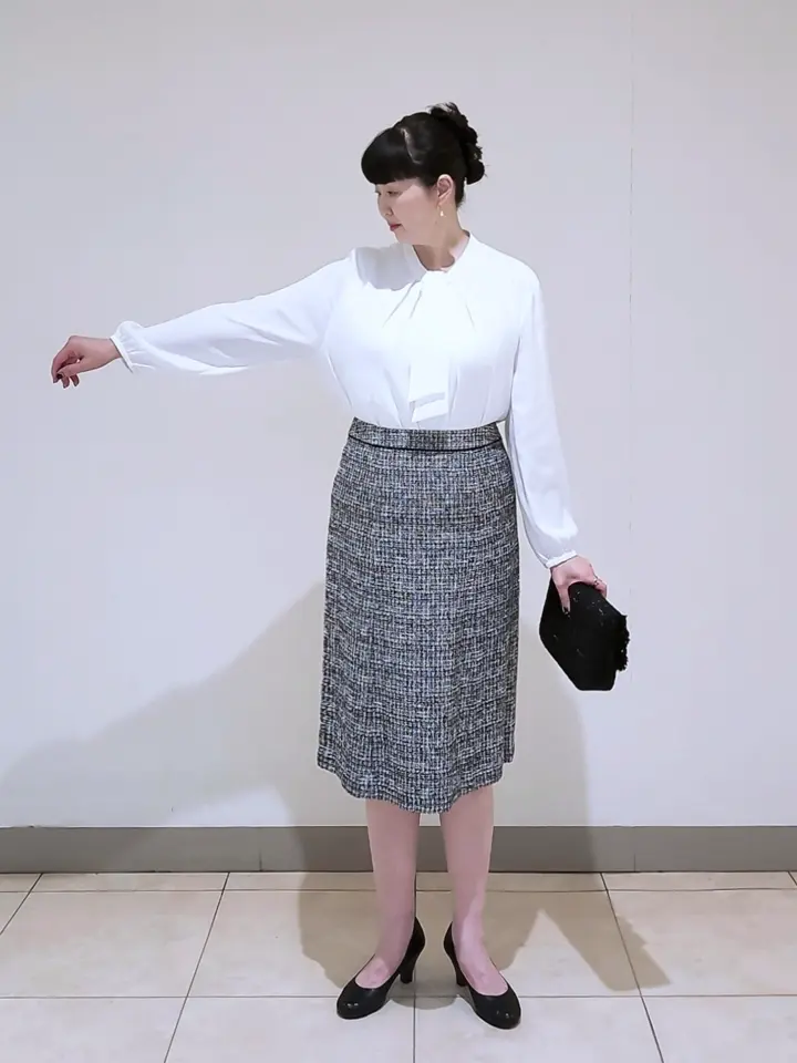 J.PRESS LADIES L スタッフ コーディネート画像