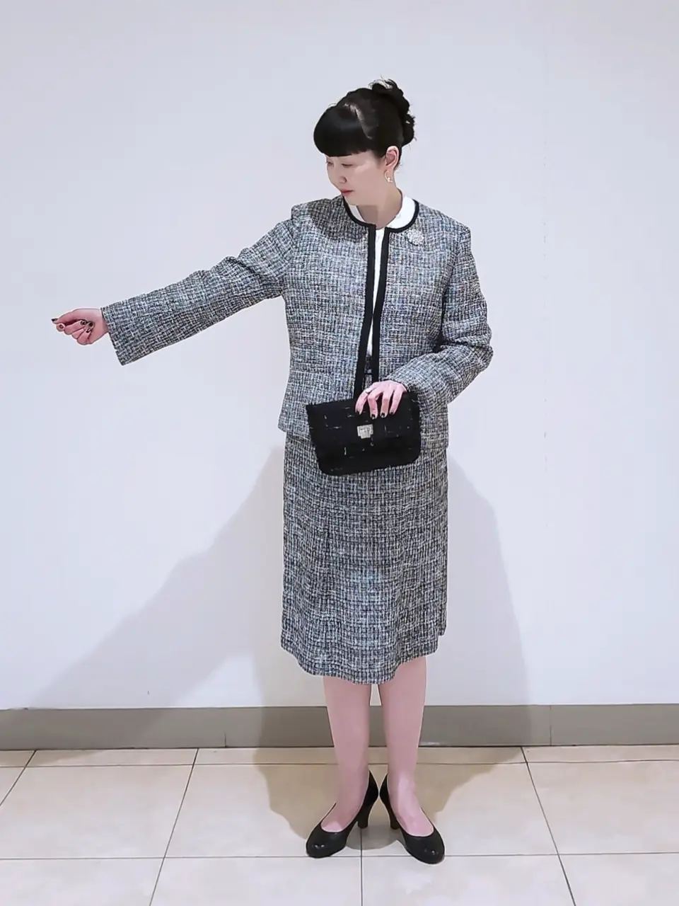 J.PRESS LADIES L スタッフ コーディネート画像