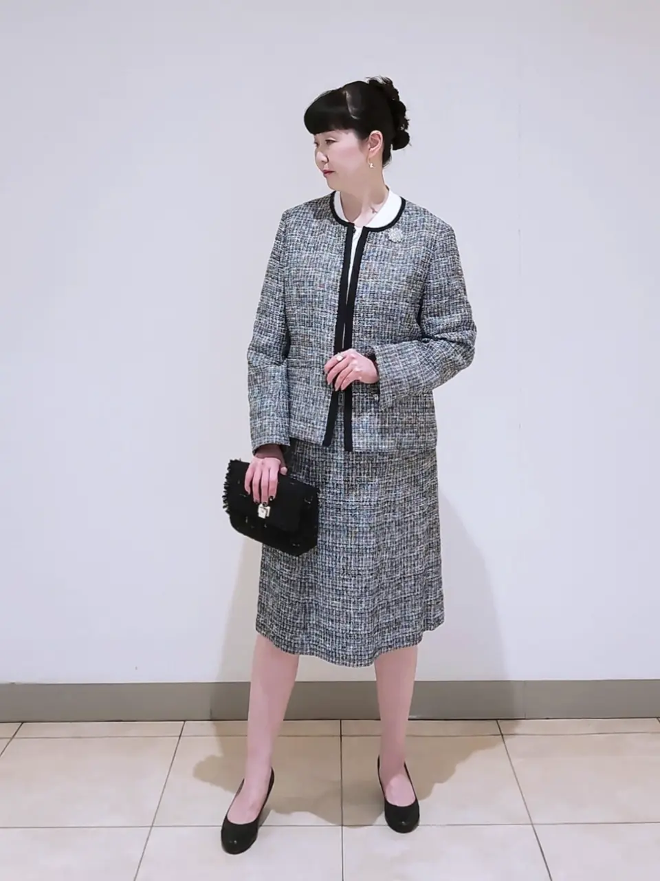 J.PRESS LADIES L スタッフ コーディネート画像