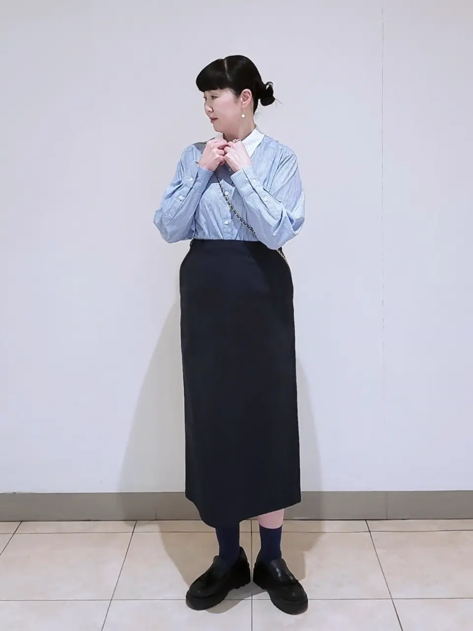 J.PRESS LADIES L スタッフ コーディネート画像