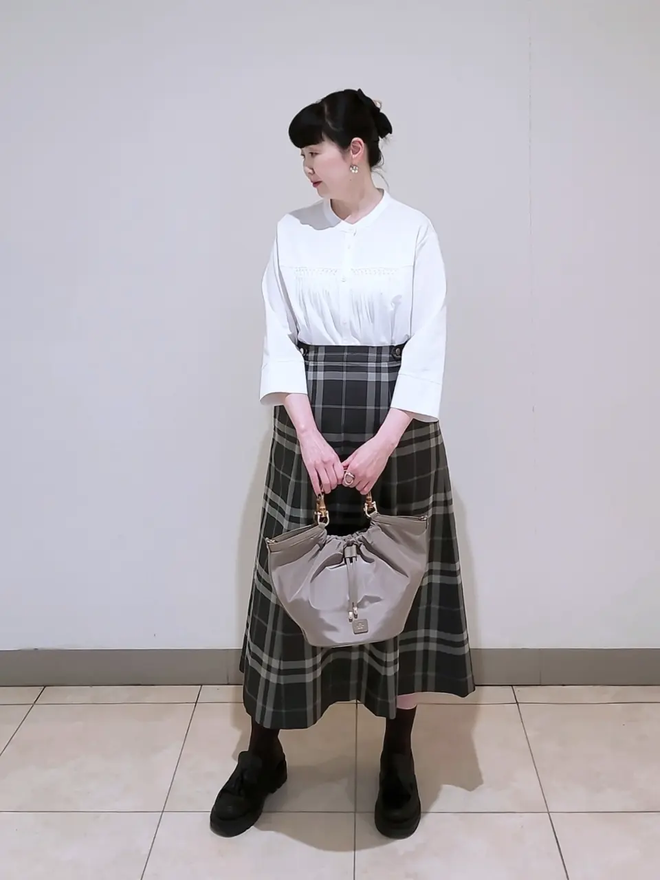 J.PRESS LADIES L スタッフ コーディネート画像