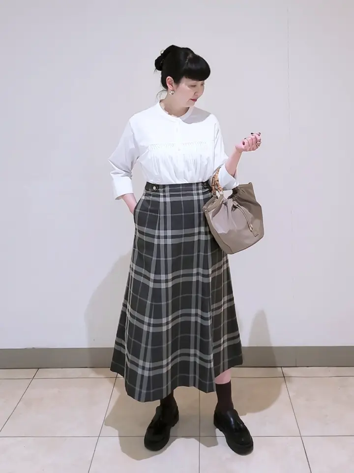 J.PRESS LADIES L スタッフ コーディネート画像