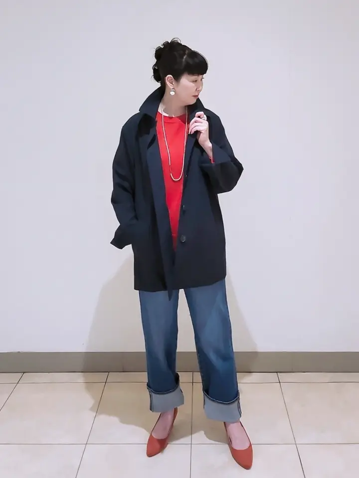 J.PRESS LADIES L スタッフ コーディネート画像