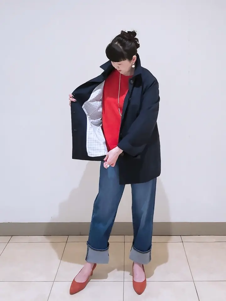 J.PRESS LADIES L スタッフ コーディネート画像