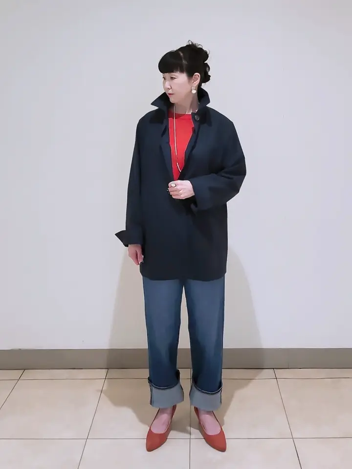 J.PRESS LADIES L スタッフ コーディネート画像