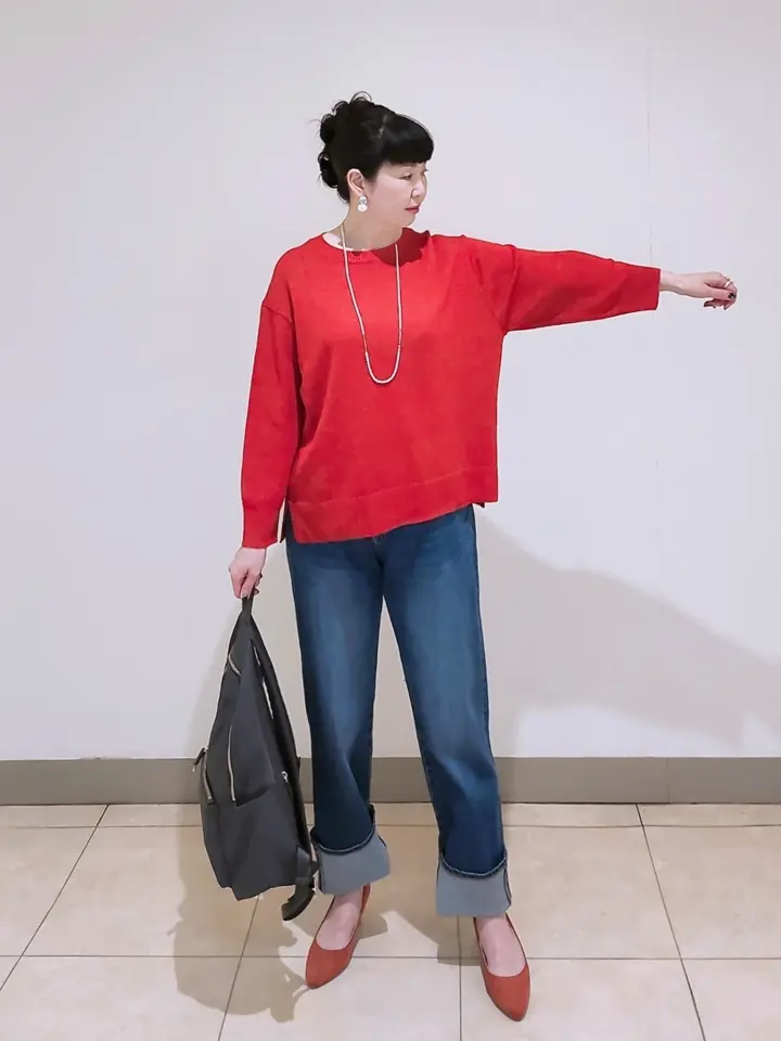 J.PRESS LADIES L スタッフ コーディネート画像