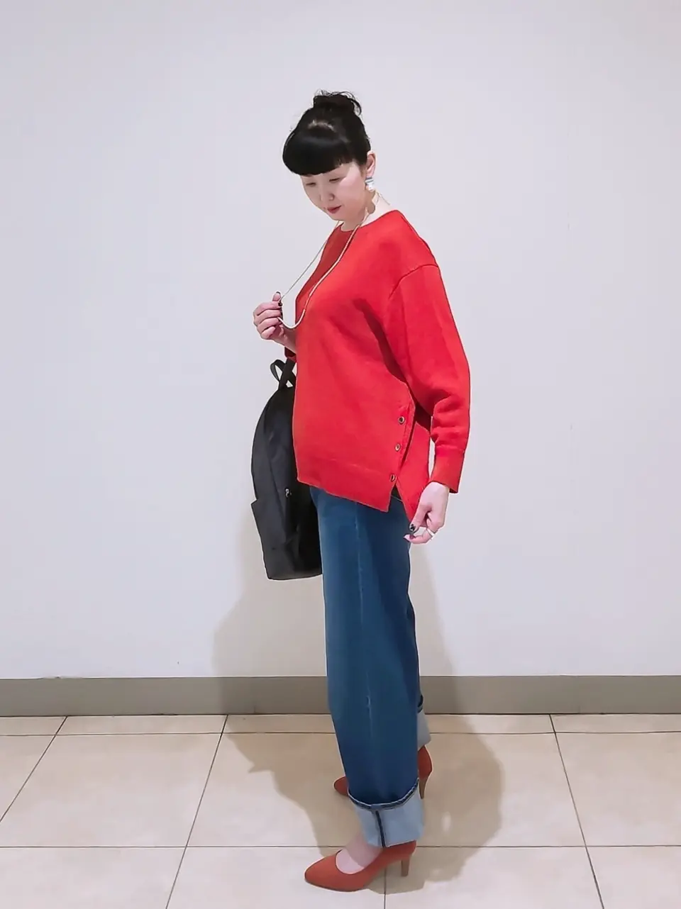 J.PRESS LADIES L スタッフ コーディネート画像