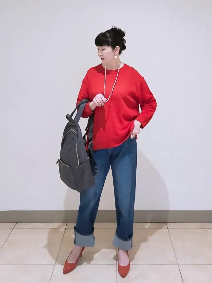 J.PRESS LADIES L スタッフ コーディネート画像